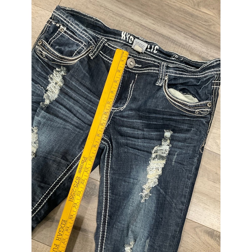 Hydraulic size 13/14 y2k jeans Bailey super‎ skinny - Picture 8 of 11